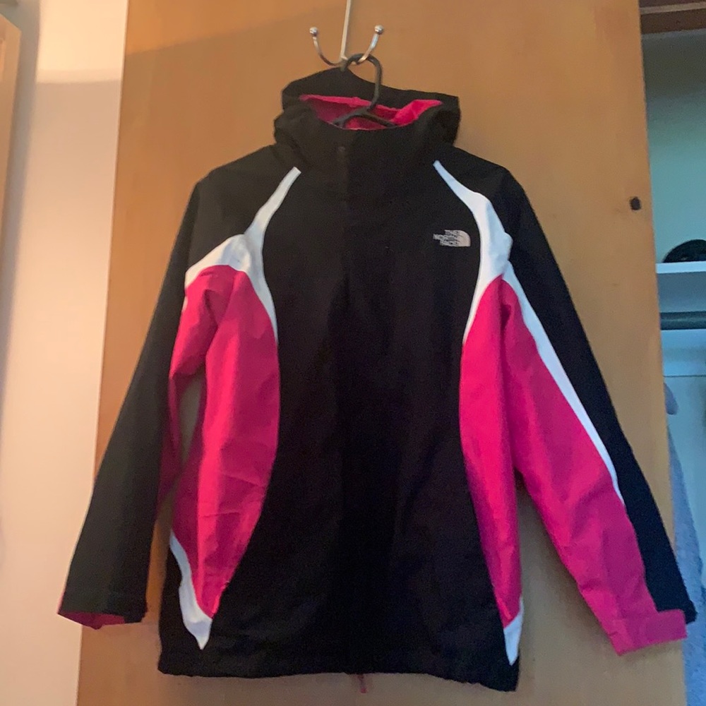 North Face Pink Double Winter Jacket